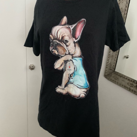 FRENCH BULLDOG TEE SHIRT SHORT SLEEVE SIZE LARGE - Picture 3 of 8